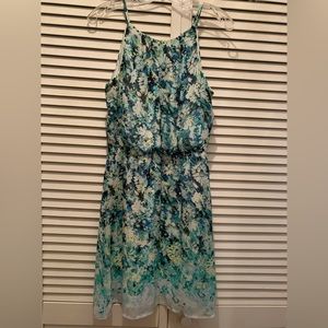 Floral chiffon dress